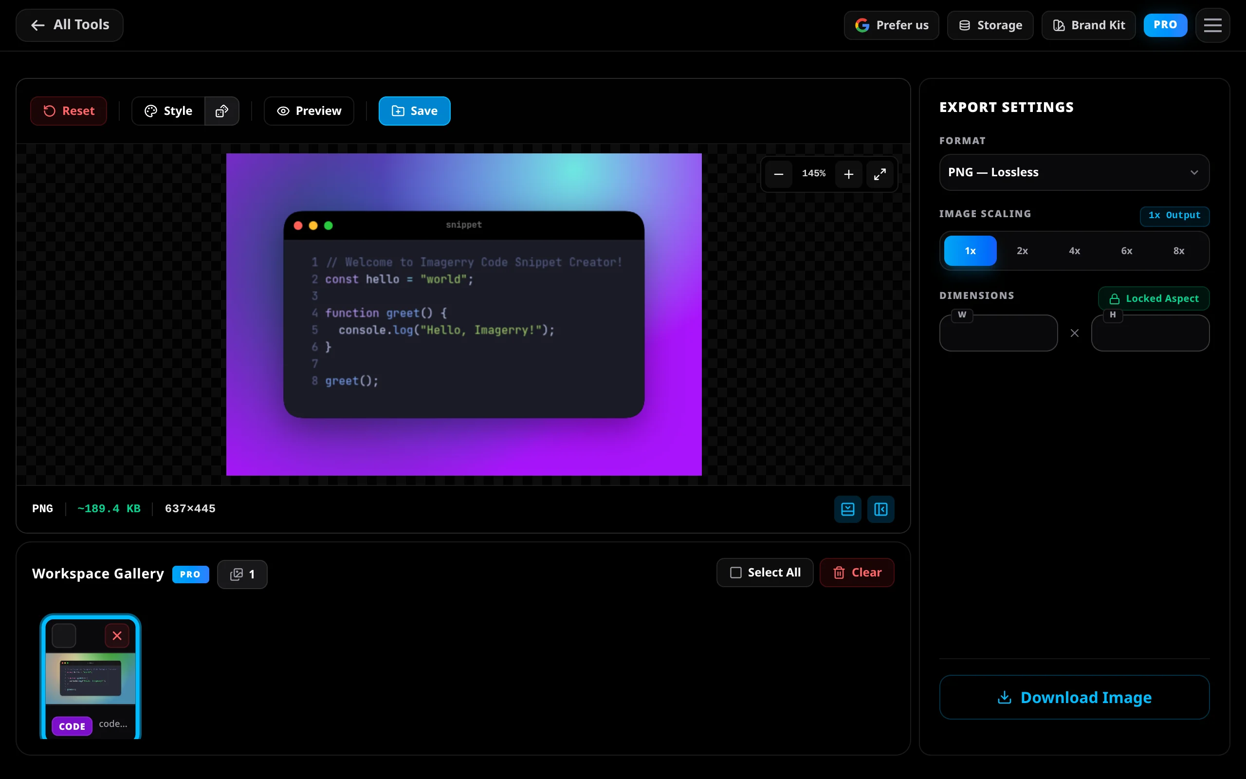 Code Snippet