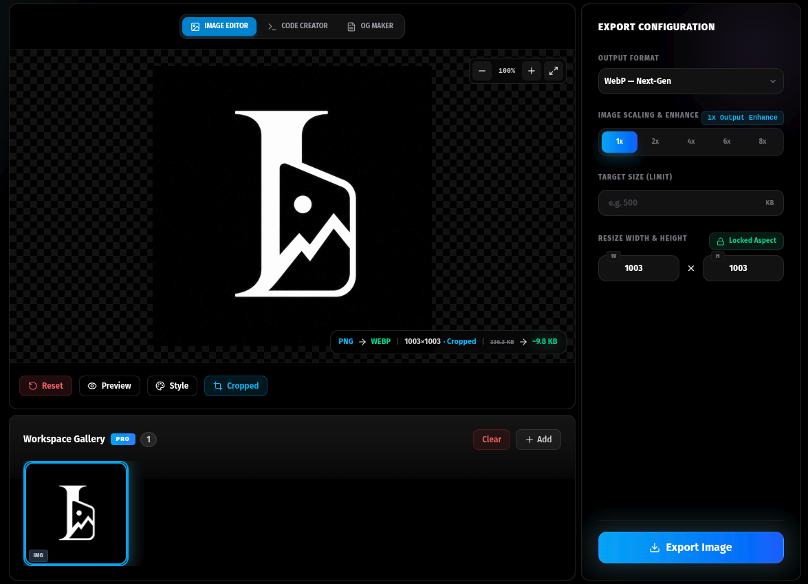 Imagerry Dashboard Mockup